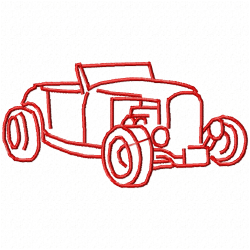 Car Silhouette Embroidery Design 1 Car Silhouette Embroidery Design 1